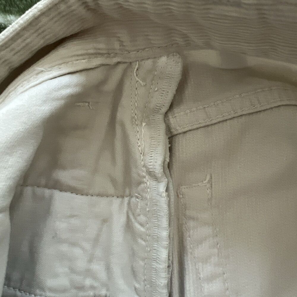 THE ROW Beige Corduroy Wide Leg Pants Size 25x30 High Waisted Excellent Altered - Picture 12 of 16